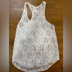 Wilfred off white appliqué tank top sz xs